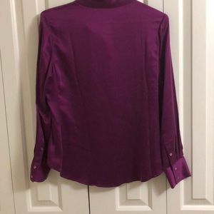 Pure Collection Tops - Pure 100% silk blouse size 8-10 purple blouse Pure Collection Tops - Pure 100% silk blouse size 8-10 purple blouse